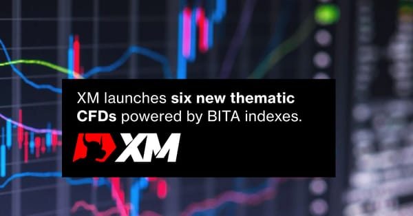 XM launches six new thematic CFDs powered by BITA indexes.