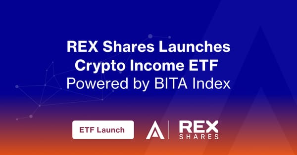 REX Shares Launches Crypto Income ETF Powered by BITA Index